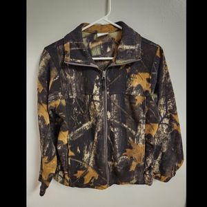 Boys Camo Columbia Jacket 14/16 Large